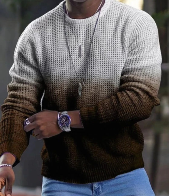 3D Long Sleeve T-Shirts for Men Casual Pullover