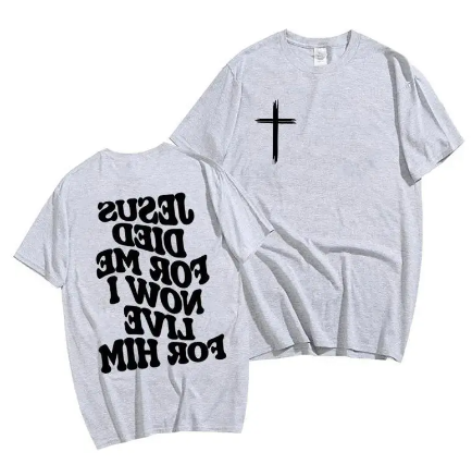 Men's Christian T Shirt Jesus Bible Verse Tee