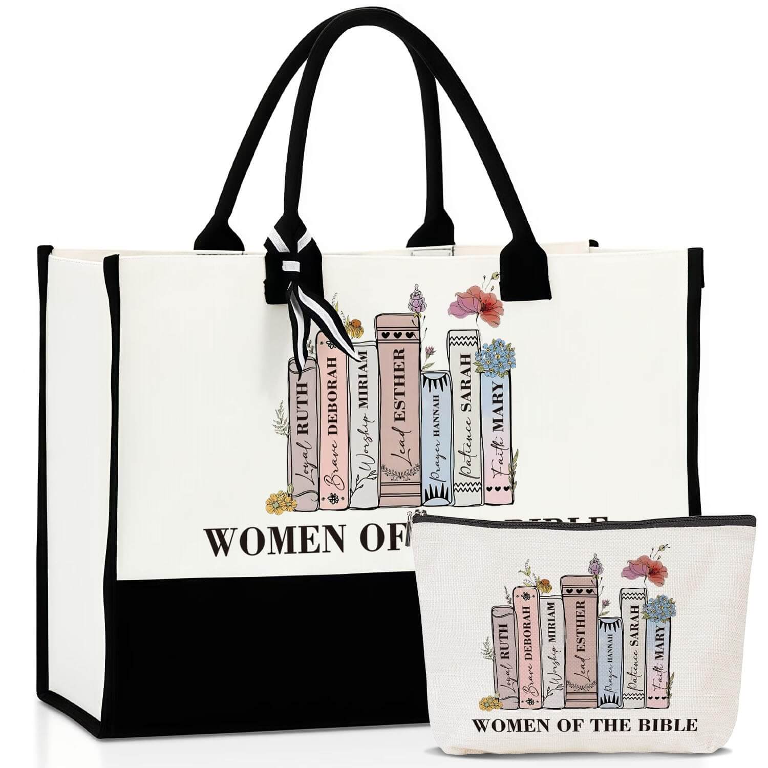 Christian Tote Bag for Women Religious Gift Bag
