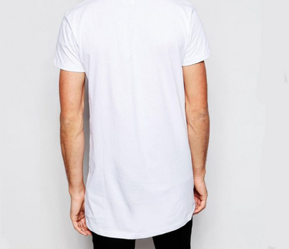 Printed Striped T-Shirts Short Sleeve Round Neck