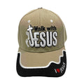Christian Baseball Hat Walk with Jesus Adjustable Cap