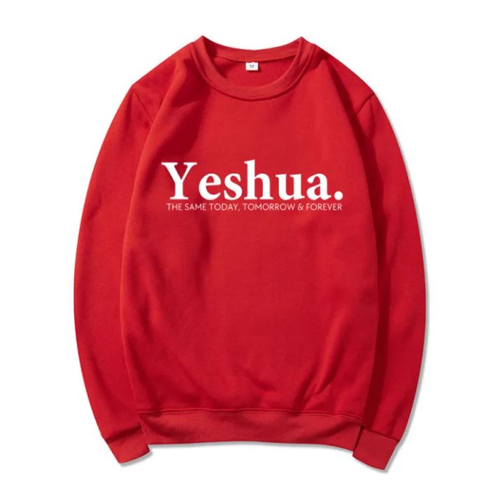 Yeshua Christian Sweatshirt Vintage Faith Apparel