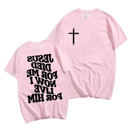 Men's Christian T Shirt Jesus Bible Verse Tee