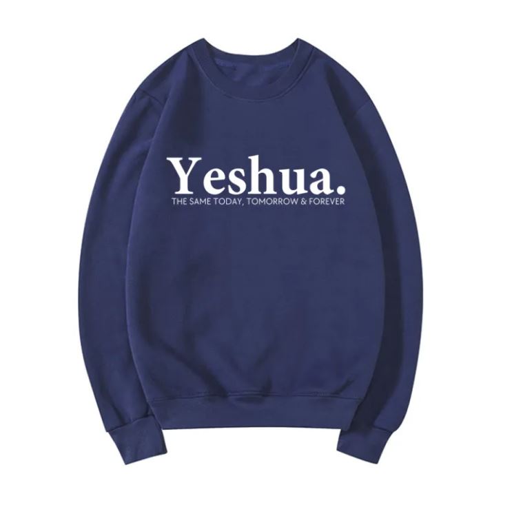 Yeshua Christian Sweatshirt Vintage Faith Apparel