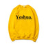 Yeshua Christian Sweatshirt Vintage Faith Apparel