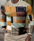 3D Long Sleeve T-Shirts for Men Casual Pullover