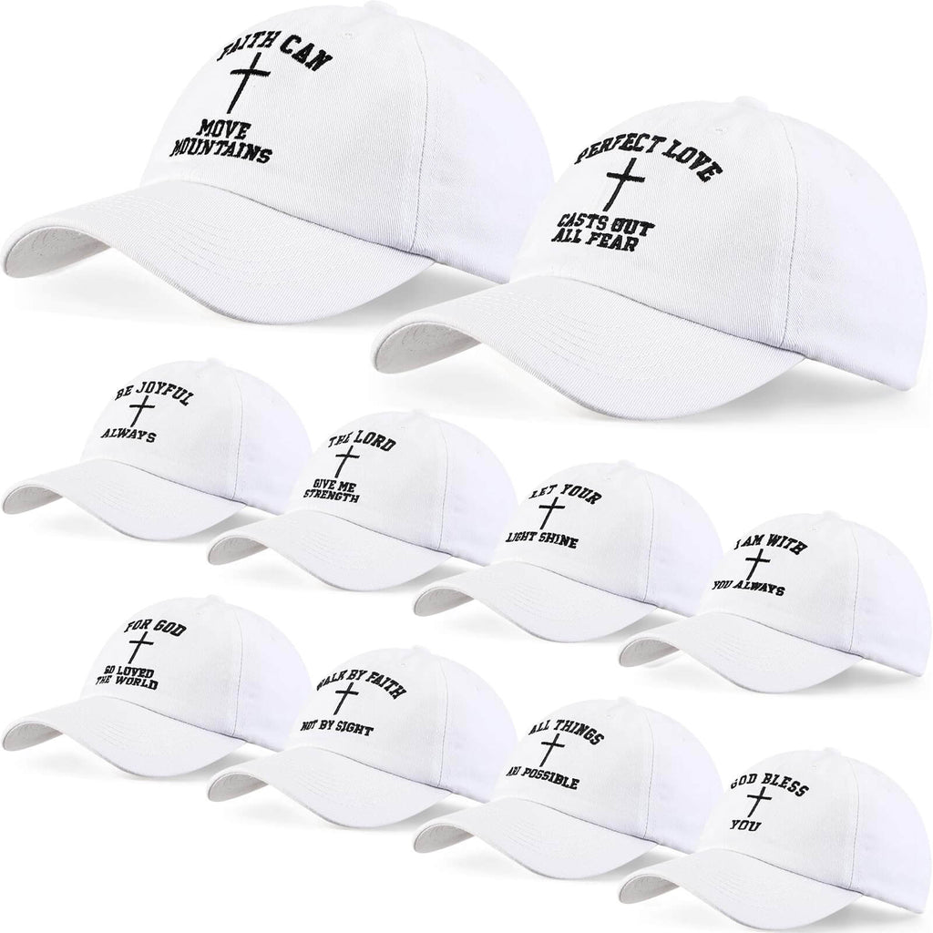 Christian Hats Bulk Faith Inspired Caps Pack