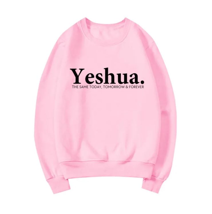 Yeshua Christian Sweatshirt Vintage Faith Apparel