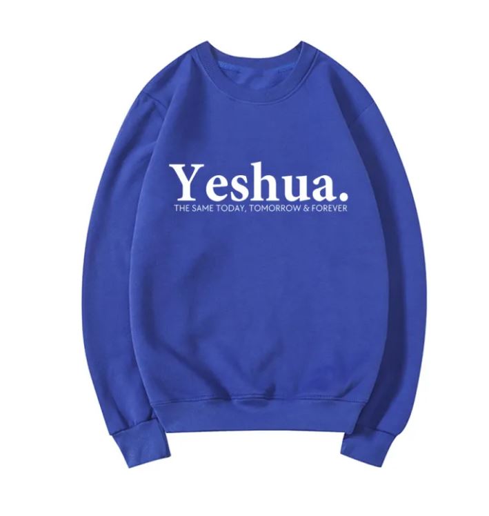Yeshua Christian Sweatshirt Vintage Faith Apparel